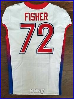 ERIC FISHER 2020 Game Issued AUTHENTIC Colts CHIEFS PRO BOWL NFL Jersey PSA LOA