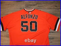 Edgardo Alfonso San Francisco Giants MLB Baseball Game Issue Used Jersey 50 #50