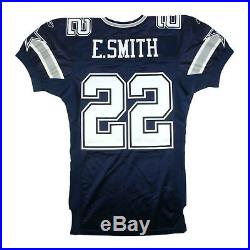 Emmitt Smith 2001 Dallas Cowboys Team Game Issued Home Reebok Jersey