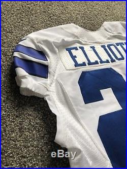 Ezekiel Elliott NOT Game Used Worn Issued Dallas Cowboys Football Jersey OSU