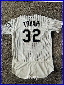 Ezequiel Tovar Game Issued Jersey Colorado Rockies Pre Rookie Jersey 2022