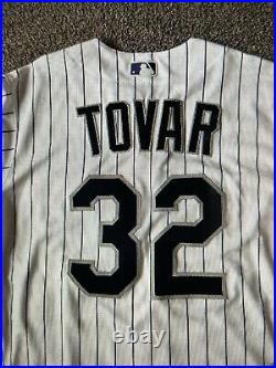 Ezequiel Tovar Game Issued Jersey Colorado Rockies Pre Rookie Jersey 2022