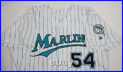 Florida Marlins Robertson #54 Game Issued White Jersey DP07266