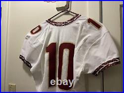 Florida State Seminoles NICK MOODY #10 Nike White Game Issued Jersey 2012
