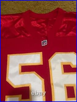 Football jersey game issue. Kansas City Chiefs. #56. New without tag. NFL Wilson