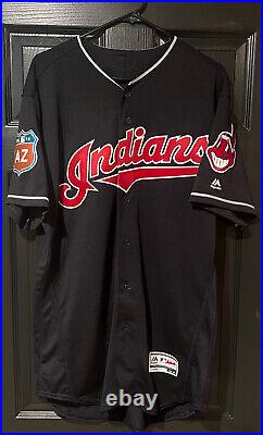 Francisco Lindor 2016 Indians Spring Training Signed Team / Game Issued Jersey