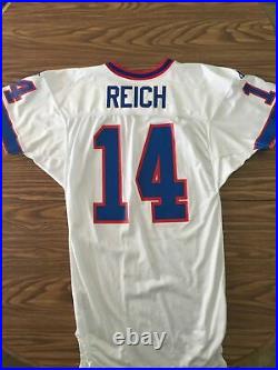 Frank Reich Buffalo Bills Game Issued Jersey Size 44 CUSTOM