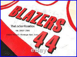 GAME ISSUE Pro Cut Champion Drazen Petrovic 46+4 BLAZERS NBA Basketball Jersey