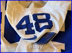 GAME WORN 2012 Dallas Cowboys #48 Nike Jersey Issued Size 42 DARYL JOHNSTON FAN
