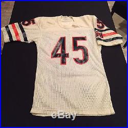 GARY FENCIK GAME ISSUED PRO CUT 1980s CHICAGO BEARS JERSEY 1985 USED
