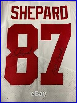 GIANTS STERLING SHEPARD 2018 GAME ISSUED AUTO JERSEY SIZE 40! Rare