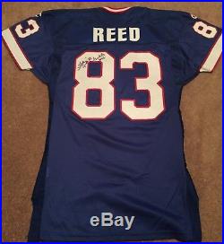 Game Issued Andre Reed Signed Buffalo Bills Game Jersey