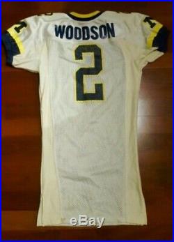 Game Issued/Cut University of Michigan Football Charles Woodson Jersey Sz 46