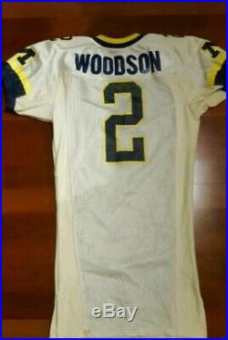 Game Issued/Cut University of Michigan Football Charles Woodson Jersey Sz 46