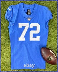 Game Issued Detroit Lions Brian Mihalik Nike Vapor Elite NFL Football Jersey 46