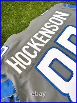 Game Issued Detroit Lions T. J. Hockenson Nike Vapor Elite NFL Football Jersey 42