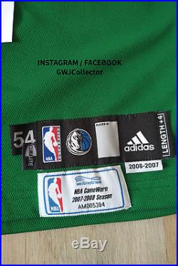 Game Issued Dirk Nowitzki Dallas Mavericks Jersey