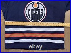 Game Issued Edmonton Oilers Pro Player Authentic Jersey size 54 Fight Strap CCM