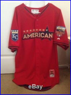 Game Issued Kansas City Royals Salvador Perez AllStar Jersey Signed Size 50 2014