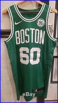 Game Issued Nike Boston Celtics Jonathan Gibson Jersey Green Pro Sewn 46 +4 Worn