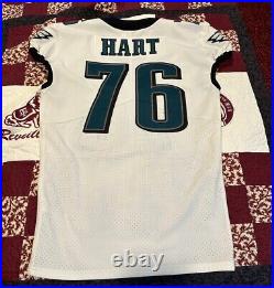 Game Issued Philadelphia Eagles # 76 HART Jersey Size 46