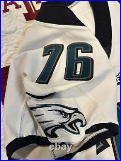 Game Issued Philadelphia Eagles # 76 HART Jersey Size 46