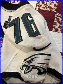 Game Issued Philadelphia Eagles # 76 HART Jersey Size 46