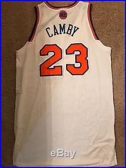 Game Issued Pro Cut Marcus Camby New York Knicks Jersey