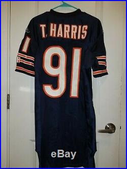 Game Issued Reebok Chicago Bears Tommie Harris Home Jersey Size 48