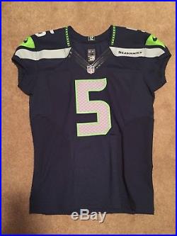 Game Issued Seattle Seahawks Home Jersey Rare Size 46 Skill
