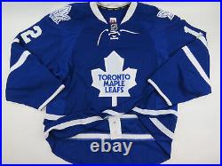 Game Issued Toronto Maple Leafs Pro Stock Authentic NHL Hockey Jersey Sz. 56 #12