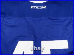 Game Issued Toronto Marlies Authentic AHL Pro Stock Hockey Jersey 56 Leafs #45