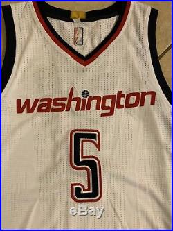 Game Issued Washington Wizards Markieff Morris Jersey Stars n Stripes Worn Sz L