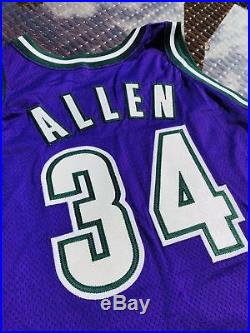 Game Jersey Ray Allen BUCKS NBA Trikot Basketball Jersey Pro Cut Worn Issued