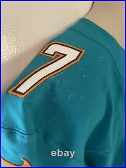 Game Used/Issued Aqua Nike Miami Dolphins Ryan Tannehill #17 Texas A&M