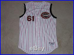 Game Worn 2009 Cincinnati Reds Civil Rights Jersey Team Issued Used Authentic