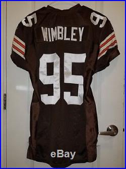 Game Worn/ Issued 2004 NFL Cleveland Browns Kamerion Wimbley Jersey Size 50