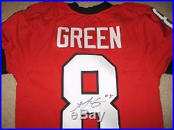 Game Worn/Issued AJ Green Georgia Bulldogs Jersey-Autographed-Bengals