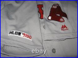 Game Worn/Issued Michael Chavis Boston Red Sox Jersey-Pittsburgh Pirates