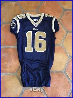 Game Worn/Issued St Louis Rams New England Patriots Danny Amendola Jersey