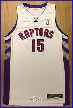 Game Worn Issued Vince Carter Toronto Raptors NBA Jersey