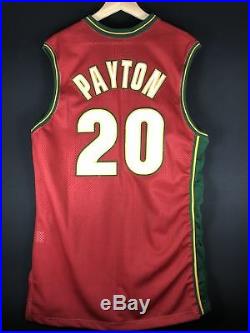 Game Worn Jersey Gary Payton SONICS NBA Basketball Jersey Pro Cut Issued KEMP