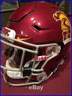 Game Worn Ronald Jones USC Helmet Jersey Football Used Issued Buccaneers