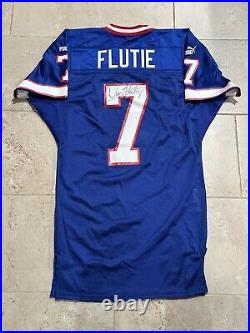 Game Worn Used Issued 1999 Doug Flutie Buffalo Bills Puma Jersey