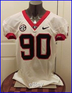 Game used or issue Georgia Bulldogs football jersey