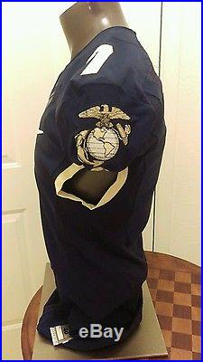 Game used or issue Navy Midshipmen football jersey