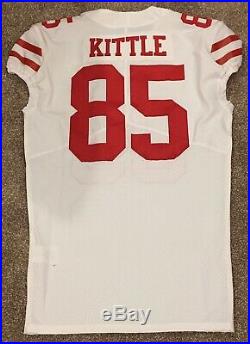 George Kittle San Francisco 49ers Game Issued Jersey Super Bowl LIV Patch