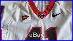 Georgia Bulldogs Authentic Game Used Issued Jersey sz 46