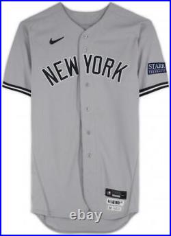 Giancarlo Stanton New York Yankees Player-Issued #27 Gray Jersey 2023 MLB Season