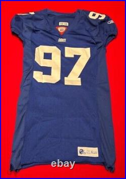 Giants CORNELIUS GRIFFIN Game-Worn/Issued Reebok Jersey Size 48 2002 MEIGRAY